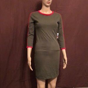 Olive Pencil Dress